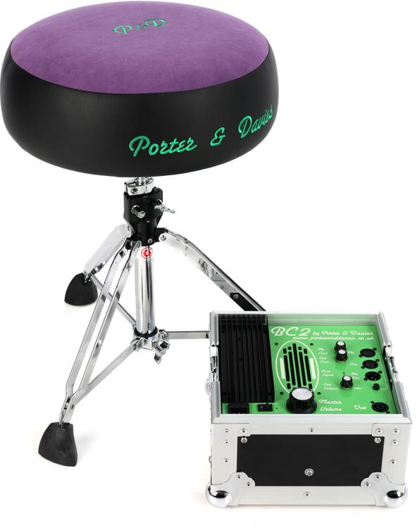 Porter & Davies BC2 Tactile Drum Monitor with Saddle Throne Top and