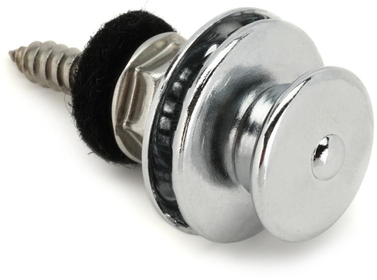 Loxx Strap Lock System XL for Guitar or Bass Chrome Finish Sweetwater