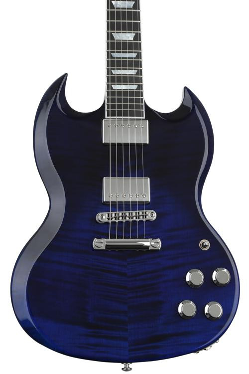 Gibson SG Standard HPII 2018 Cobalt Fade, Grover Tuners Sweetwater