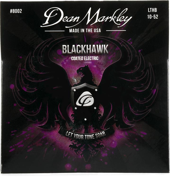Dean Markley Blackhawk Coated Electric Guitar Strings Light Top/Heavy Bottom, .010.052