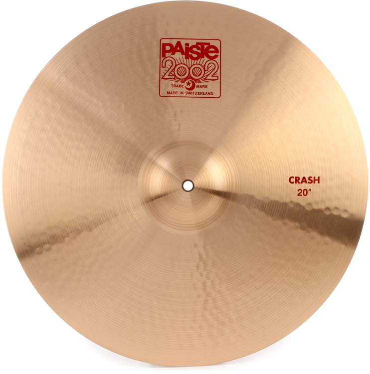 Paiste 2002 Crash Cymbal 20" Sweetwater