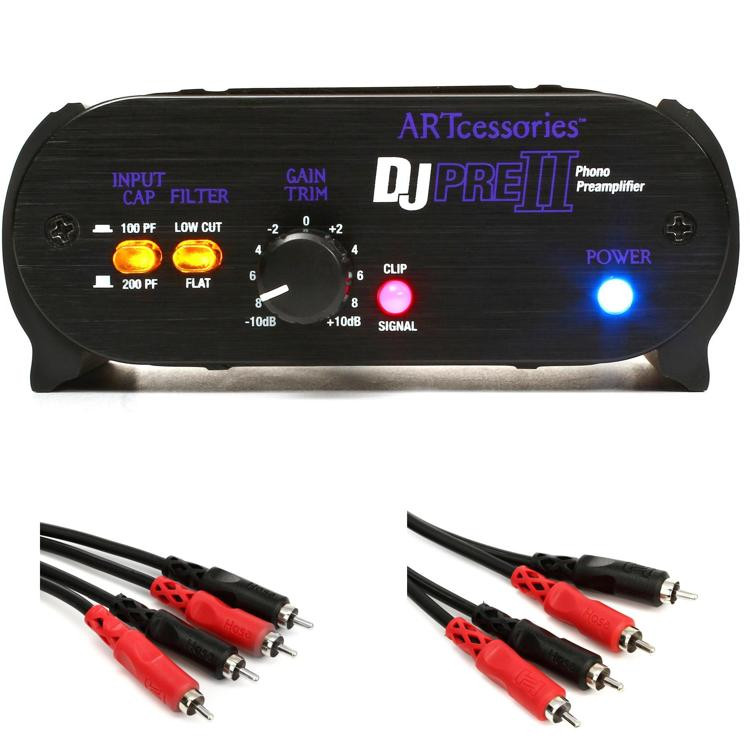 ART DJ PRE II Phono Preamp Cable Bundle Sweetwater