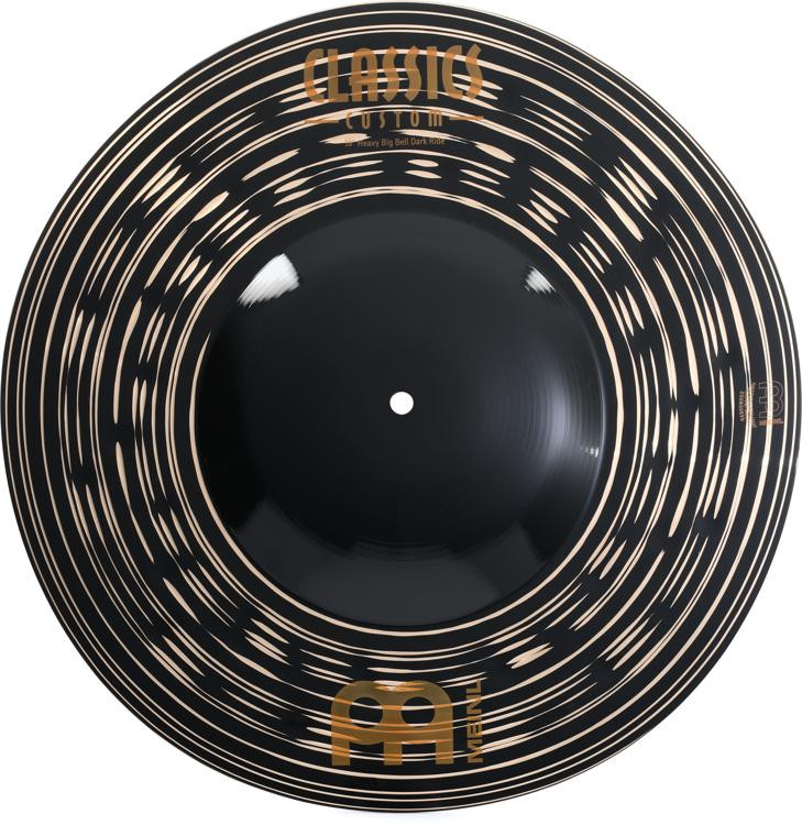 Meinl铙钹18英寸经典定制黑色沉重的大钟骑铙钹图像1