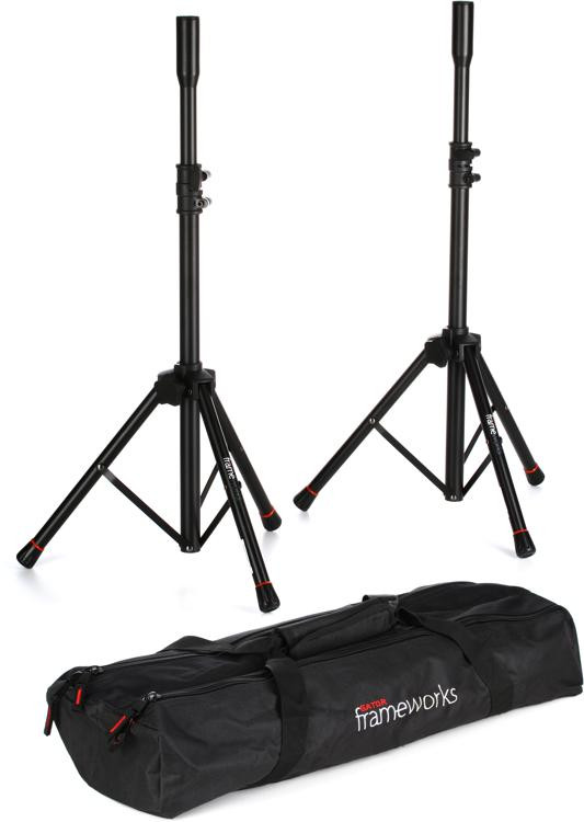 Gator Frameworks GFWSPK0250SET Mini Speaker Stand Pair Sweetwater