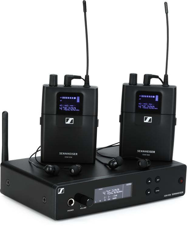 Sennheiser Xsw Iem Wireless In Ear Monitor System Bundle A Band Sweetwater 0795