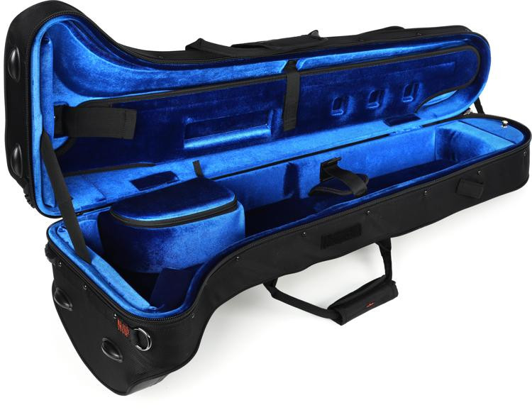 Protec PB306CT PRO PAC Fattachment Trombone Case Black Sweetwater