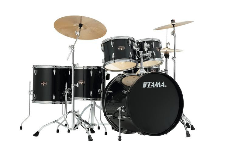 Tama Imperialstar Complete Drum Set 6piece 22" Kick Hairline