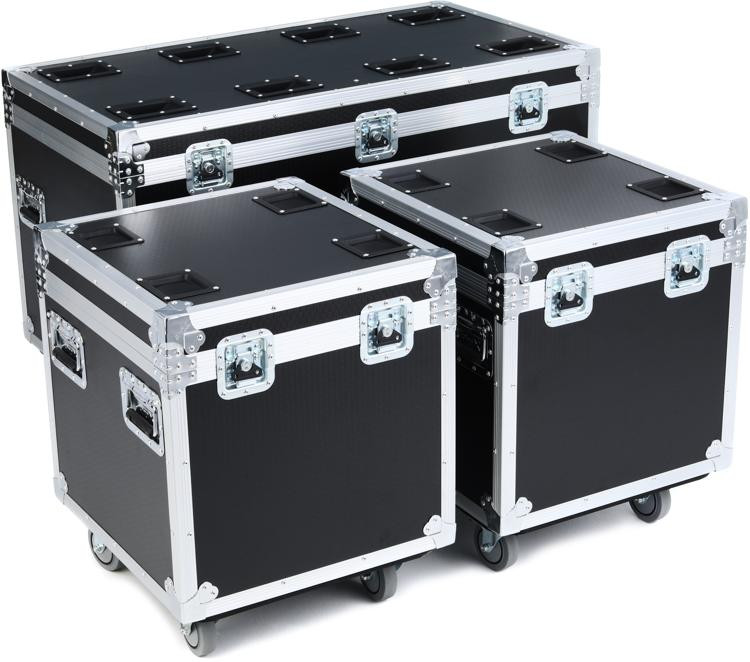 ProX XS-UTL10W ATA Utility Flight Travel Heavy-Duty Storage Road Case With 4 In Casters 475x16x16 Exterior Xs Utl10w