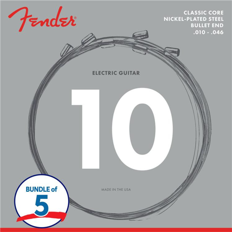 Fender 3255R Classic Core NPS Bullet End Electric Guitar Strings - .010 ...