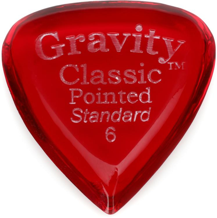 Gravity Picks Classic Pointed Standard, 6mm Sweetwater