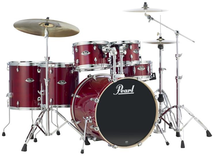 Pearl Export EXL 6-piece Rock Drum Set with Hardware - Natural Cherry