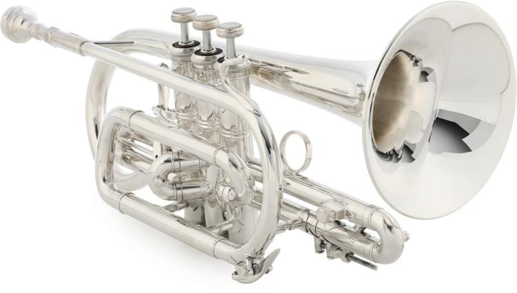 Bach 184SML Stradivarius Professional Bb Cornet - Silver-plated ...