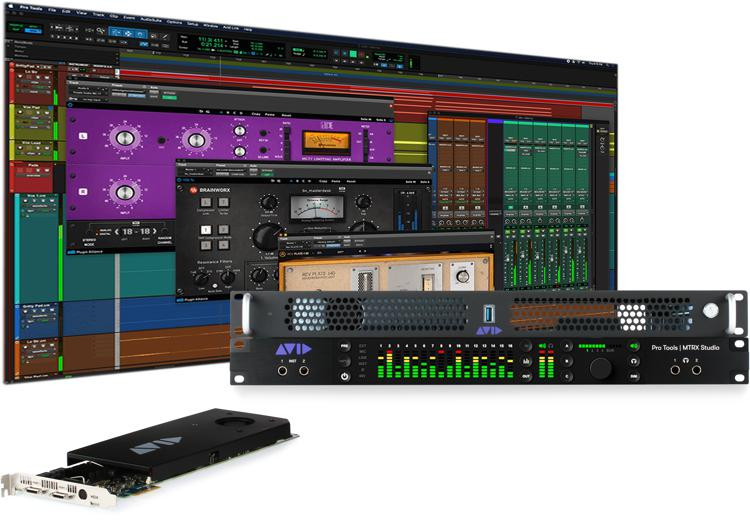 Avid Pro Tools HDX Thunderbolt 3 MTRX Studio Rackmount系统镜像