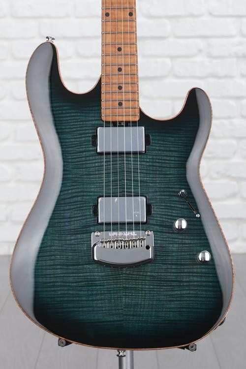 Ernie Ball Music Man Sabre HT Electric Guitar Yucatan Blue Sweetwater