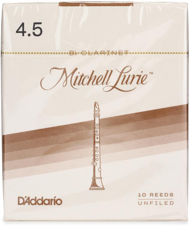 D'Addario RML10BCL Mitchell Lurie Bb Reed 4.5 (10pack
