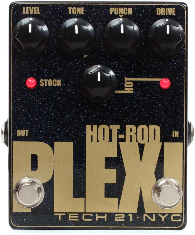 Tech 21 HotRod Plexi Distortion and Boost Pedal Sweetwater