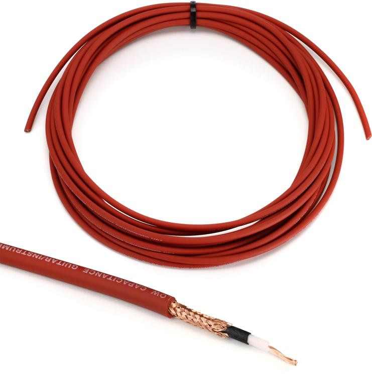 Lava Cable Mini ELC Instrument Wire Red 25 Foot Sweetwater