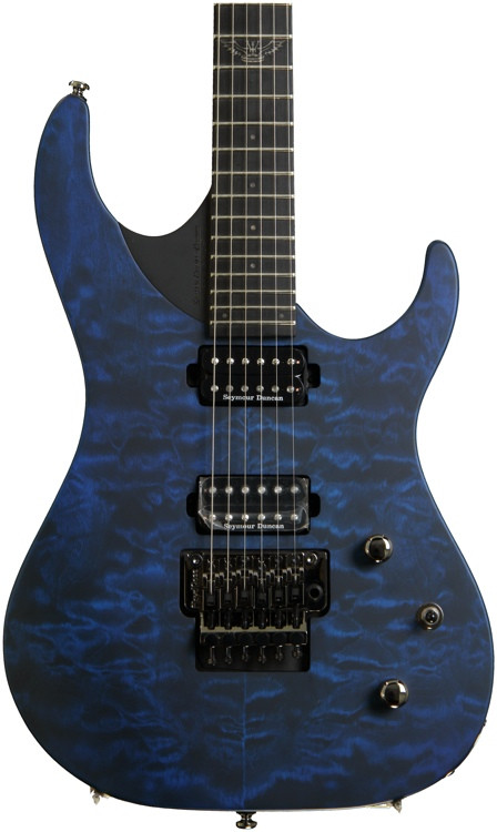 Washburn Parallaxe PXM10 - Quilted Trans Blue | Sweetwater