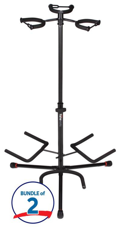 Gator Frameworks GFW-GTR-3000 Triple Guitar Stand 2-Pack | Sweetwater