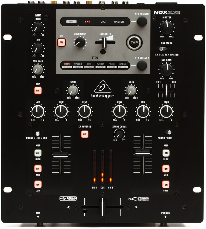 78％以上節約 BEHRINGER NOX202 2ch DJミキサー fawe.org