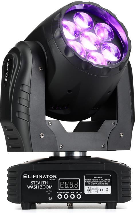 Eliminator Stealth Wash Zoom RGBW LED Moving Head | Sweetwater