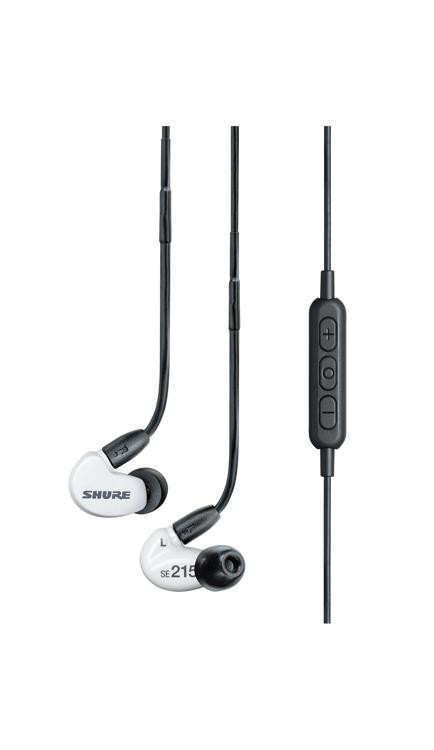 Shure Se215 Wireless Sound Isolating Earphones With Bluetooth Special Edition White Sweetwater 1706