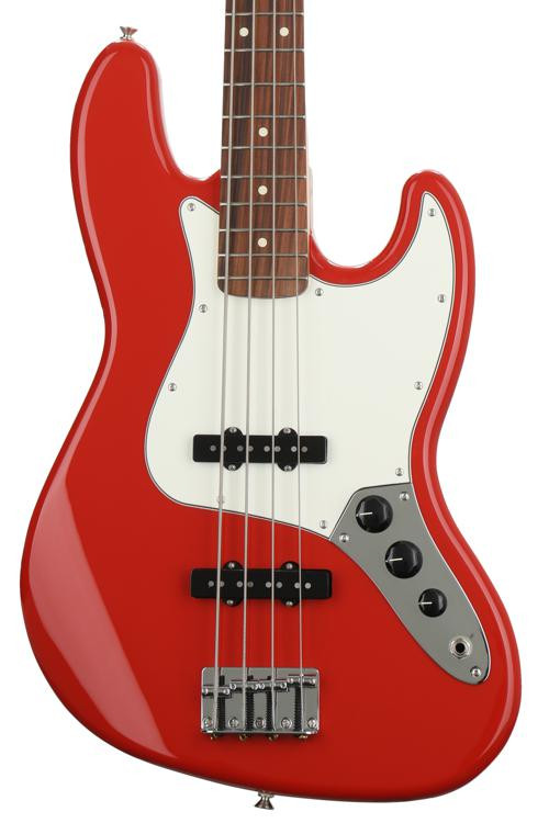 Fender Player Series Jazz Bass - Sonic Red w/ Pau Ferro Fingerboard ...