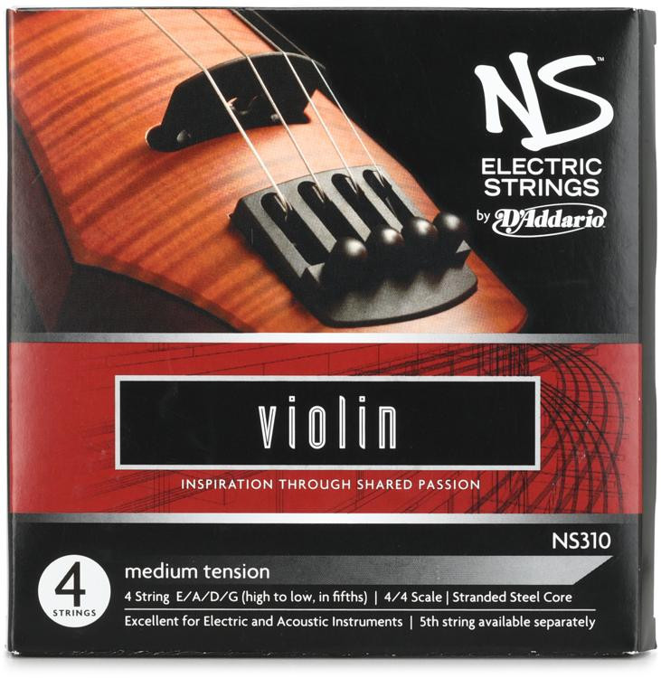 D'Addario NS310 Electric Violin String Set Sweetwater