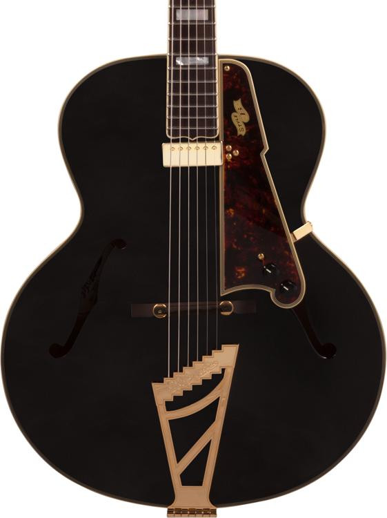 D'Angelico Excel Style B - Black | Sweetwater