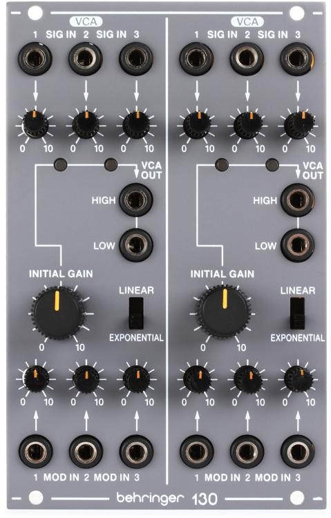 Behringer 130 Dual VCA Eurorack Module | Sweetwater