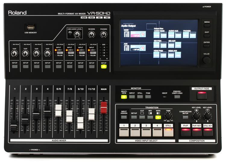 Roland VR-50HD - Multi-Format AV Mixer | Sweetwater