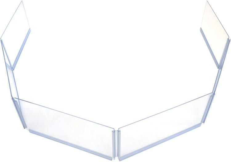 Sound Shields VDSX1226 6panel Drum Shield Extension 12foot x 1foot