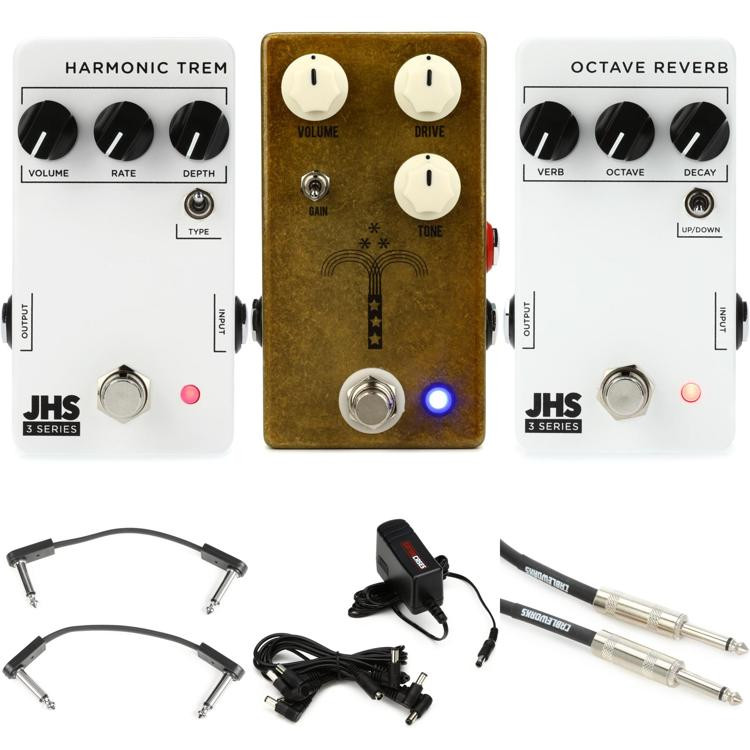 JHS Big 3 Pedal Pack with Power Supply Sweetwater