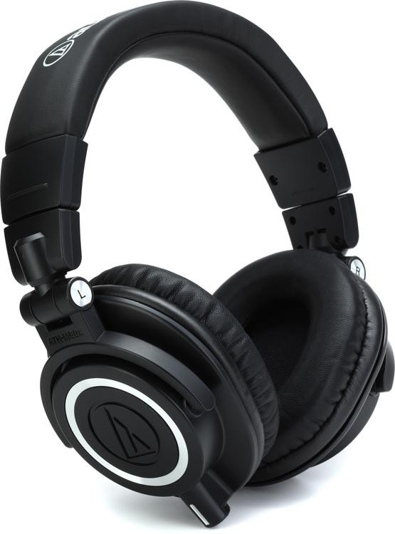 Audio-Technica ATH-M50x Closed-back Studio Monitoring Headphones |  Sweetwater