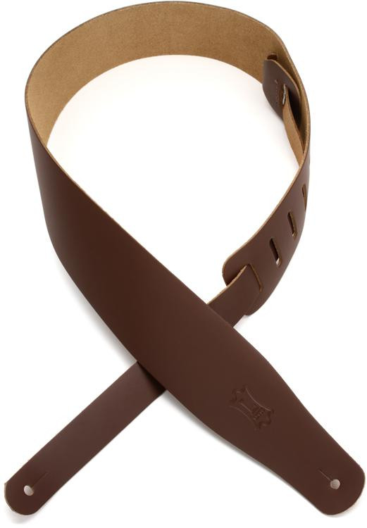 Levy's M26 ChromeTan Leather Guitar Strap Brown Sweetwater