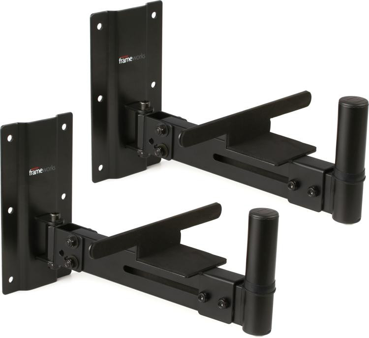 Gator Frameworks GFWSPKWM100 Wall Mount Speaker Stands (pair