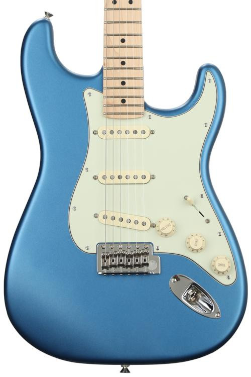 Fender American Performer Stratocaster - Satin Lake Placid Blue with ...