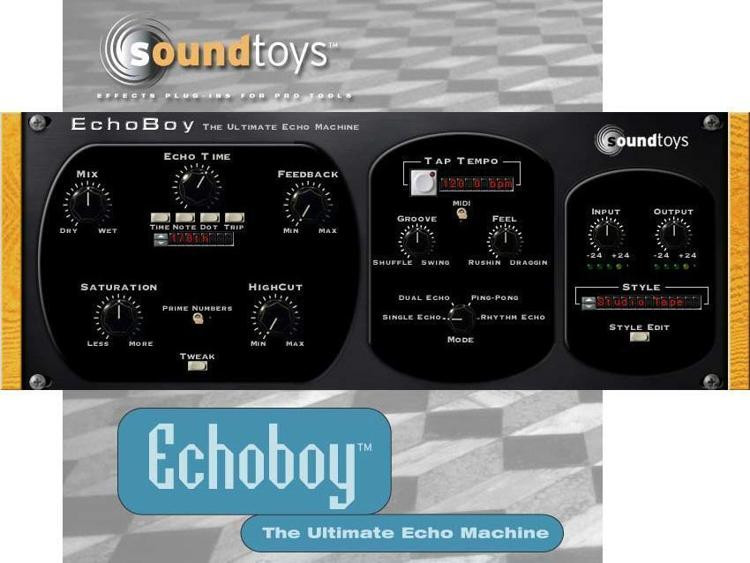 图1 Soundtoys EchoBoy模拟回波插件