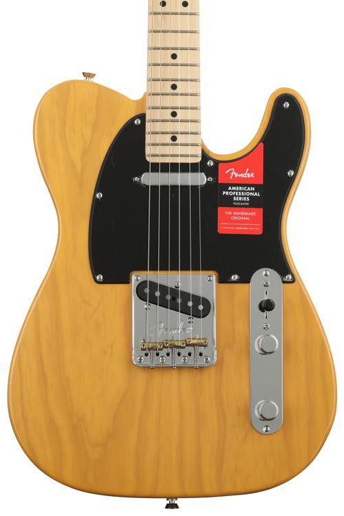 Fender American Professional Telecaster Butterscotch Blonde With Maple Fingerboard Sweetwater 2710