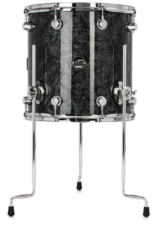 DW Performance Series Floor Tom 14 x 14 inch Black Diamond
