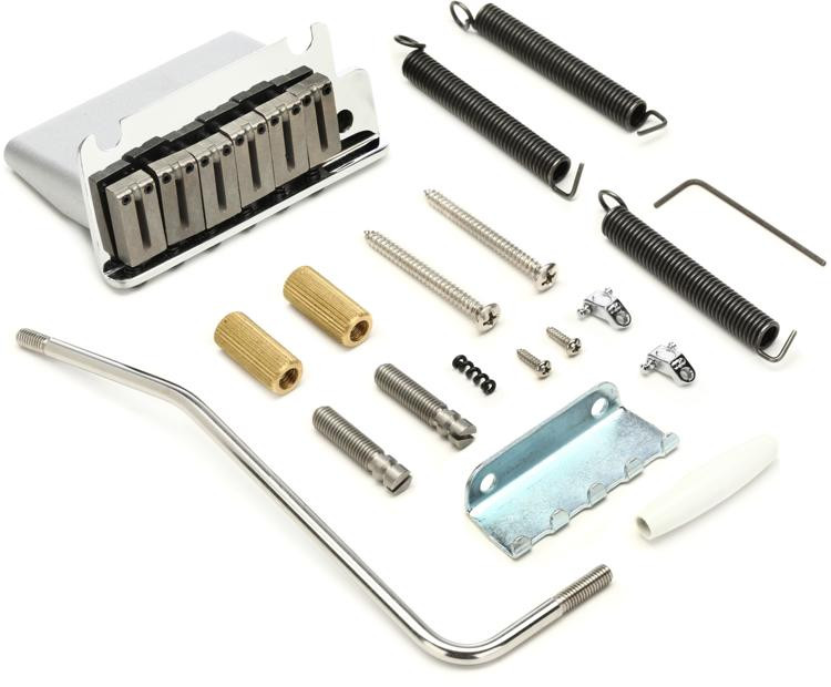 Fender American Series Strat Tremolo Bridge Assembly - Chrome | Sweetwater