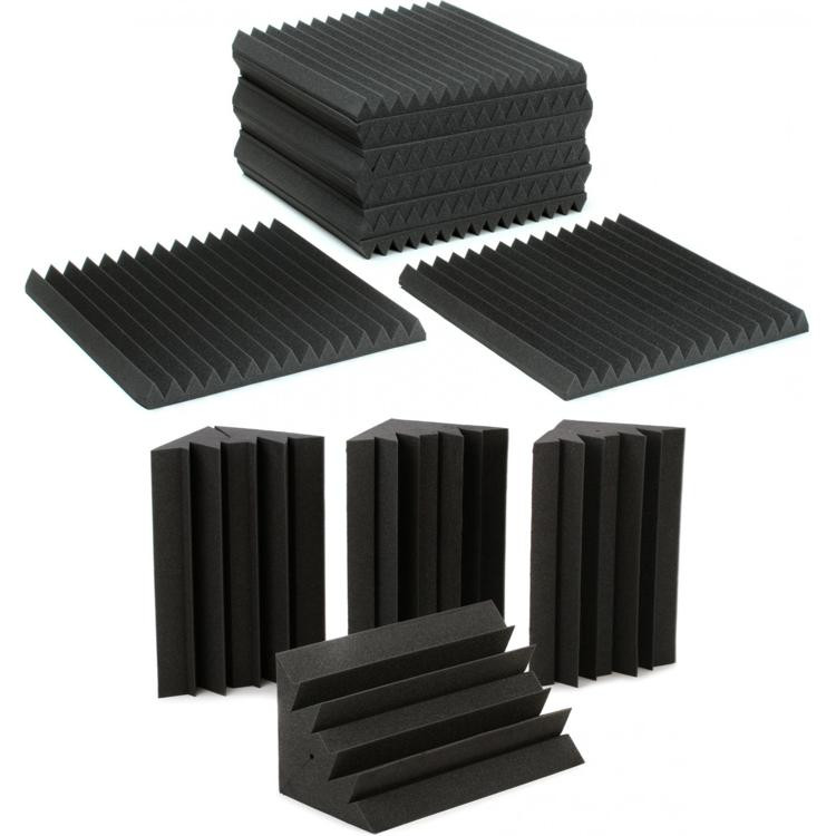 Auralex 2 Inch Studiofoam Wedges 2x2 Foot Acoustic Panel 12-pack And ...