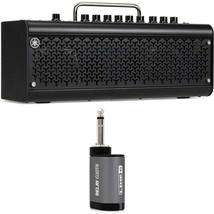 Yamaha THR30 II Wireless 30watt Modeling Combo Amp and Line 6 Relay G10II Transmitter Black