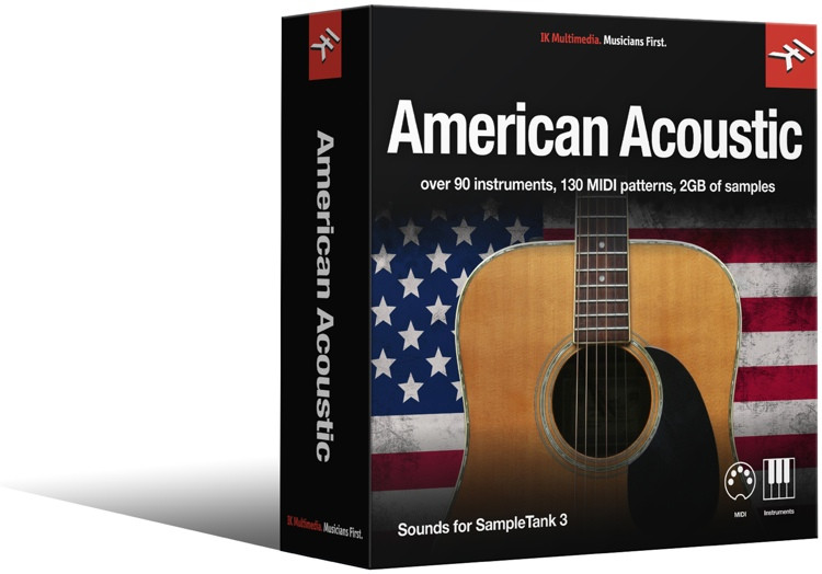 IK Multimedia American Acoustic SampleTank Sound Library Sweetwater