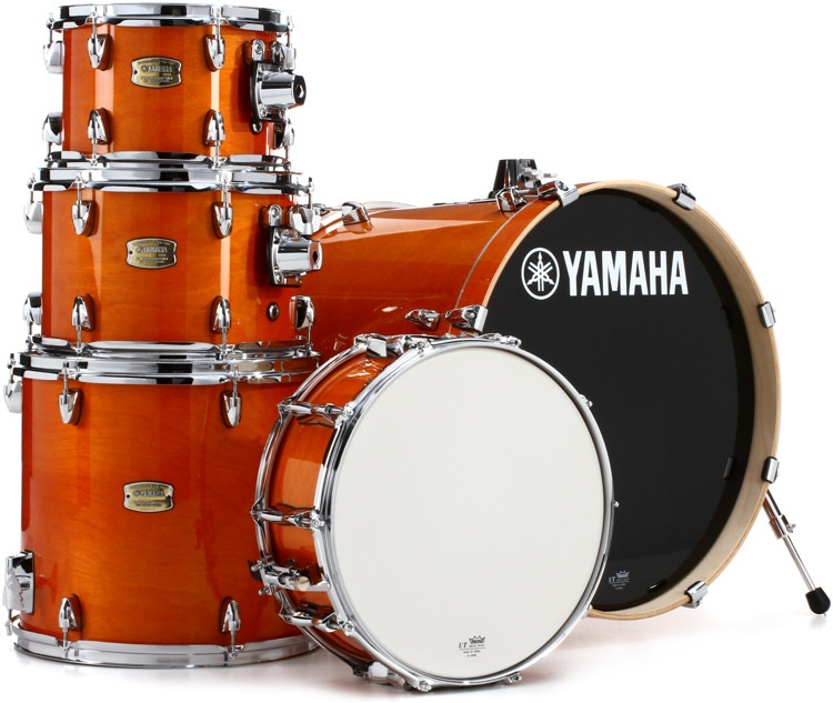 Yamaha Stage Custom Birch 5piece Shell Pack Honey Amber 20" Kick Sweetwater