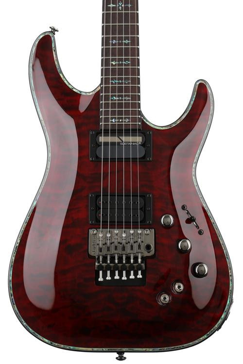 Schecter Hellraiser C-1 FR Passive W/ Sustainiac Dent And Scratch ...