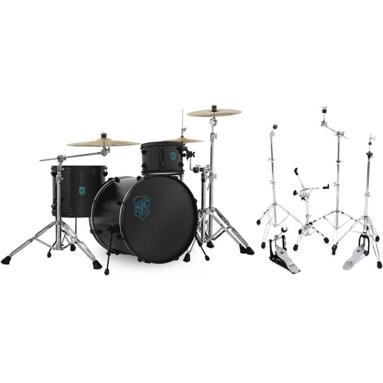 SJC Custom Drums Pathfinder Series 3piece Shell Pack and Gibraltar 5