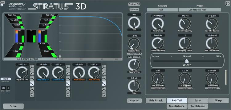 iZotope指数音频:层图3D混响插件图像1