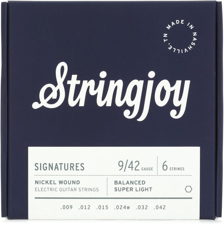 Stringjoy Signatures Nickelwound Balanced Electric Guitar Strings