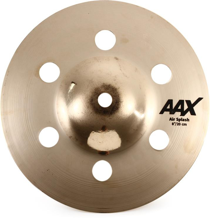 Sabian 8 inch AAX Air Splash Cymbal Brilliant Finish Sweetwater